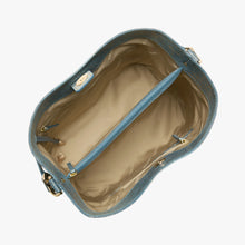Load image into Gallery viewer, Celina Bucket Purse in Moonlit Blue Ballard
