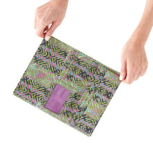 Load image into Gallery viewer, Jill Large Trifold continental wallet in Geo Diamond print-SALE
