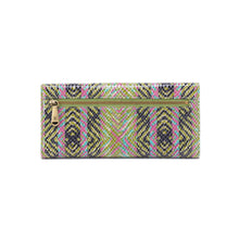 Load image into Gallery viewer, Jill Large Trifold continental wallet in Geo Diamond print-SALE
