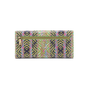 Jill Large Trifold continental wallet in Geo Diamond print-SALE
