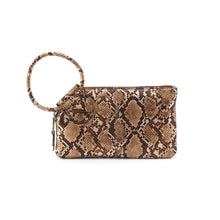 Load image into Gallery viewer, Sable wristlet in Golden snake
