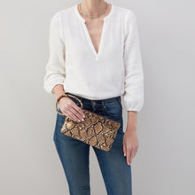 Load image into Gallery viewer, Sable wristlet in Golden snake
