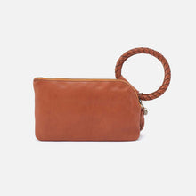 Load image into Gallery viewer, Sable wristlet in Washed leather Harvest Wheat
