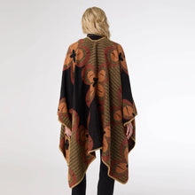 Load image into Gallery viewer, Canna Reversible Whipstitch Wrap - Fall: Nutmeg/Black
