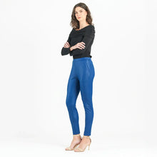 Load image into Gallery viewer, Liquid Leather ™ Sheen Skinny Pocket Pant: Cobalt
