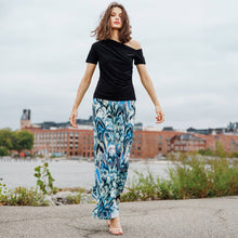 Load image into Gallery viewer, Multi Print Soft Knit Palazzo Pant-SALE
