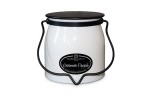 Cinnamon Fireside candle in a 16 oz Butter Jar Candle: Cinnamon Fireside