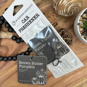 Car Freshener: Brown Butter Pumpkin