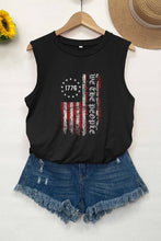 Load image into Gallery viewer, Summer We the People 1776 American Tank Top : Black

