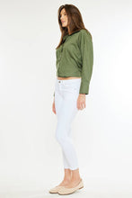 Load image into Gallery viewer, Mid Rise ankle skinny jeans with NO distressed
