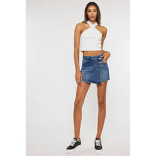 Load image into Gallery viewer, Dark denim Skorts
