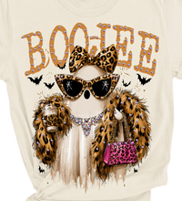 Load image into Gallery viewer, The Crystal Ranch - Boo-Jee Ghost Blingy Rhinestone Graphic Tee: YES / PINK short sleeve Bella+Canvas tee / XL
