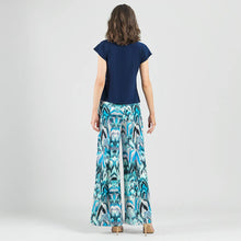 Load image into Gallery viewer, Multi Print Soft Knit Palazzo Pant-SALE
