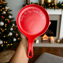 Load image into Gallery viewer, Red Christmas Spoon Rest | Funny Holiday Kitchen Gift Sets: Deck Halls-Red / NO Wooden Spoon
