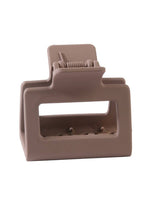 Load image into Gallery viewer, NINEXIS - CWAHA0576_5CM square macaron shark clip small hair clip: COFFEE / (OS) 1
