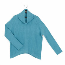 Load image into Gallery viewer, Chunky Ribbed - Tipped Hem Sweater Top: SAND
