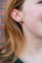 Load image into Gallery viewer, Glitter Football Studs // Game Day
