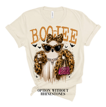 Load image into Gallery viewer, The Crystal Ranch - Boo-Jee Ghost Blingy Rhinestone Graphic Tee: YES / PINK short sleeve Bella+Canvas tee / 2XL

