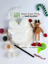 Load image into Gallery viewer, The Green Rift - Reindeer Bath Bomb Paint-Your-Own Set, Holiday, Seasonal
