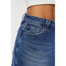Load image into Gallery viewer, Dark denim Skorts
