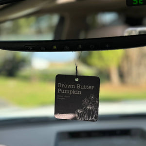 Car Freshener: Brown Butter Pumpkin