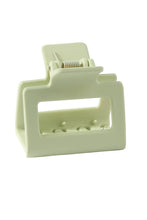 Load image into Gallery viewer, NINEXIS - CWAHA0576_5CM square macaron shark clip small hair clip: IVORY / (OS) 1
