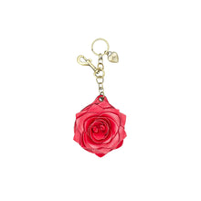 Load image into Gallery viewer, Patricia Nash - Parisian Rose Mirror Bag Charm - Vintage Distressed
