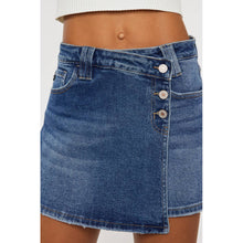 Load image into Gallery viewer, Dark denim Skorts
