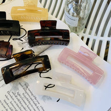 Load image into Gallery viewer, NINEXIS - CWAHA1557_4.13"SIMPLE RECTANGLE HAIR CLAW CLIP: Pink / (OS) 1
