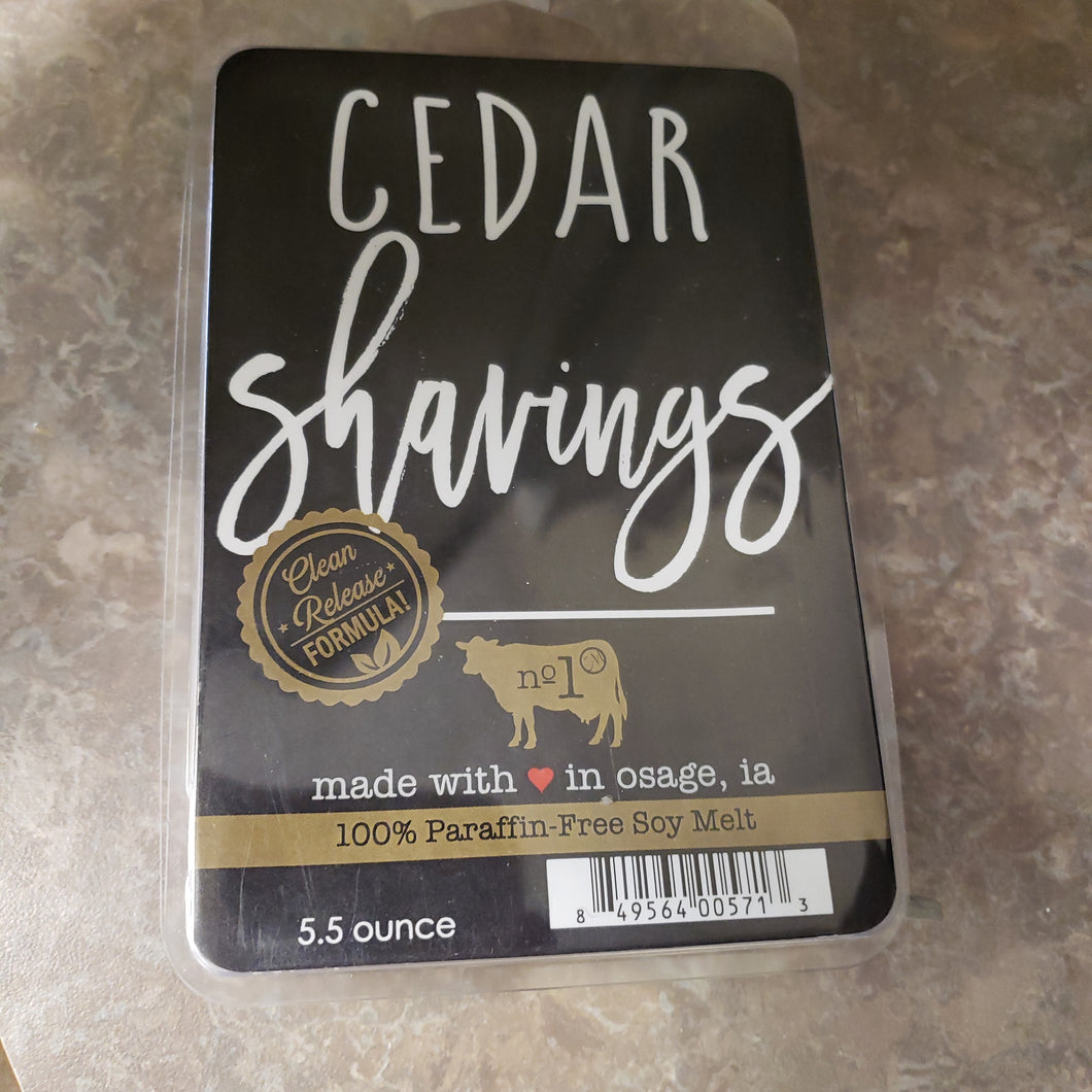 Cedar Shavings lg Fragrance Melts-SALE