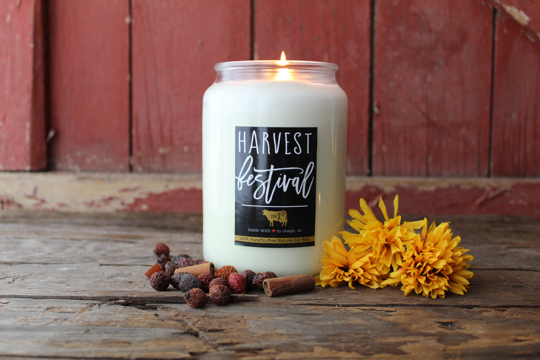 Harvest Festival candle-mason jar 13oz