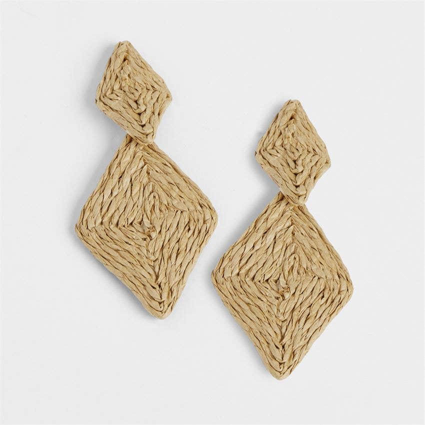 Linden Earrings: Natural