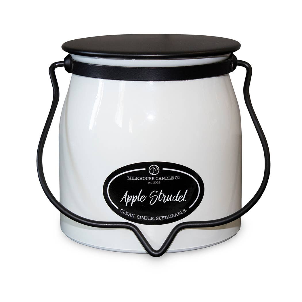 Apple Strudel, by Milkhouse in 16 oz Creamery jar
