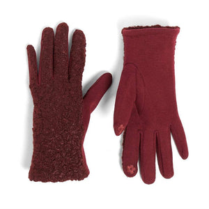 Sherpa Texting Glove -- Christmas Holiday Gift