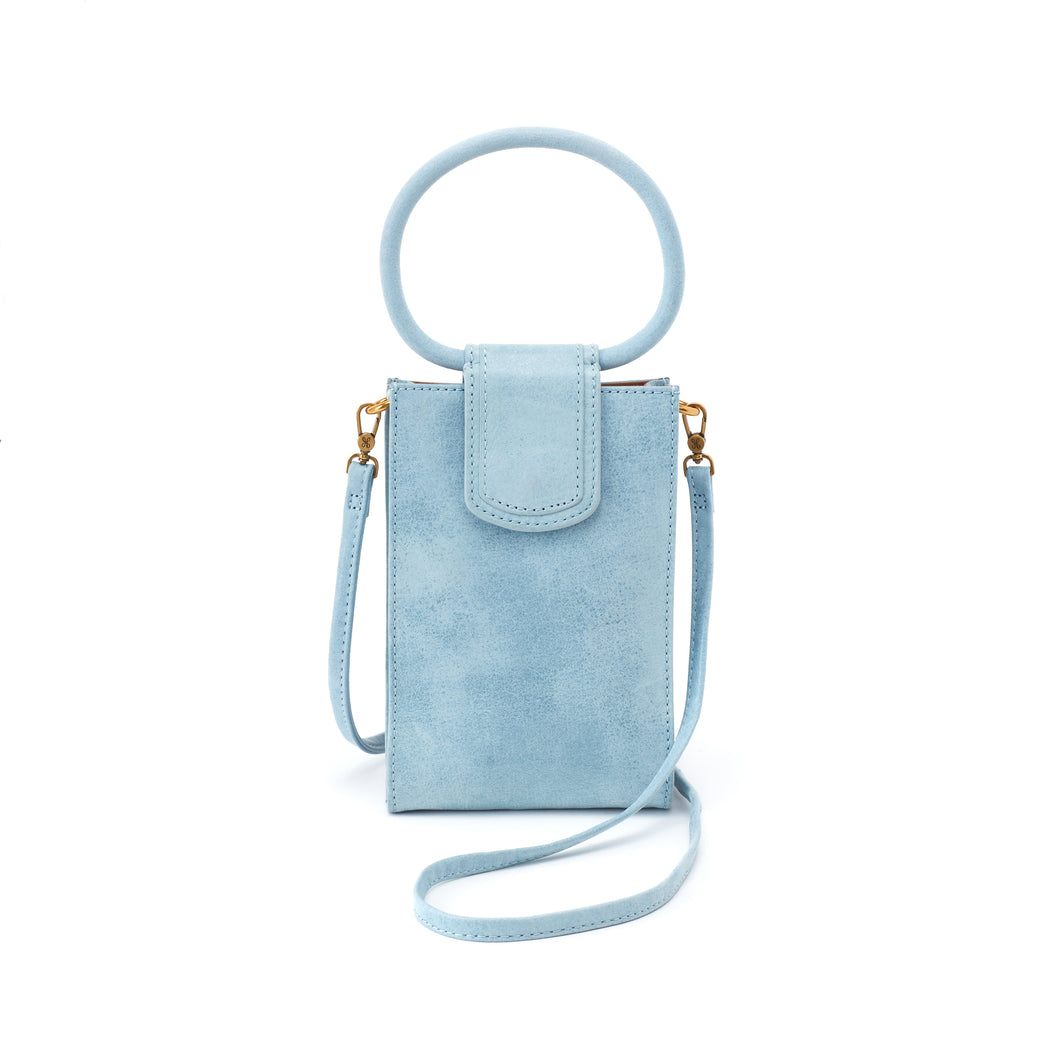 Sheila phone bag crossbody purse-Buffed Hide Blue Topaz-SALE