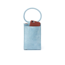 Load image into Gallery viewer, Sheila phone bag crossbody purse-Buffed Hide Blue Topaz-SALE
