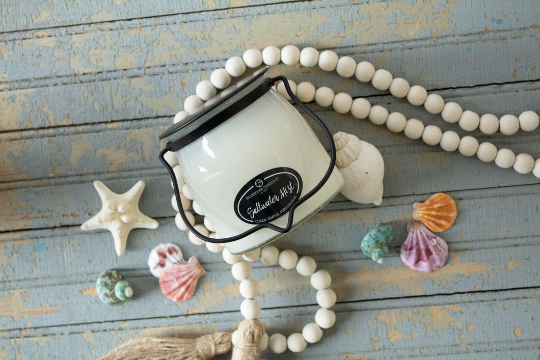 Saltwater mist in 16oz creamery candle