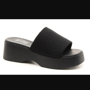 Black slip on Sandle shoe