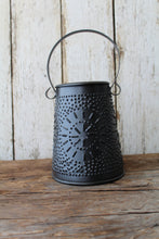 Load image into Gallery viewer, Antique punched tin candle melter
