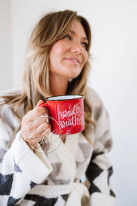 Coffee Mug Cup Speckled - Red Sweater Weather RTS