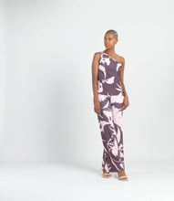 Load image into Gallery viewer, One Shoulder Top - Floral Stem: PINK/COCO-SALE
